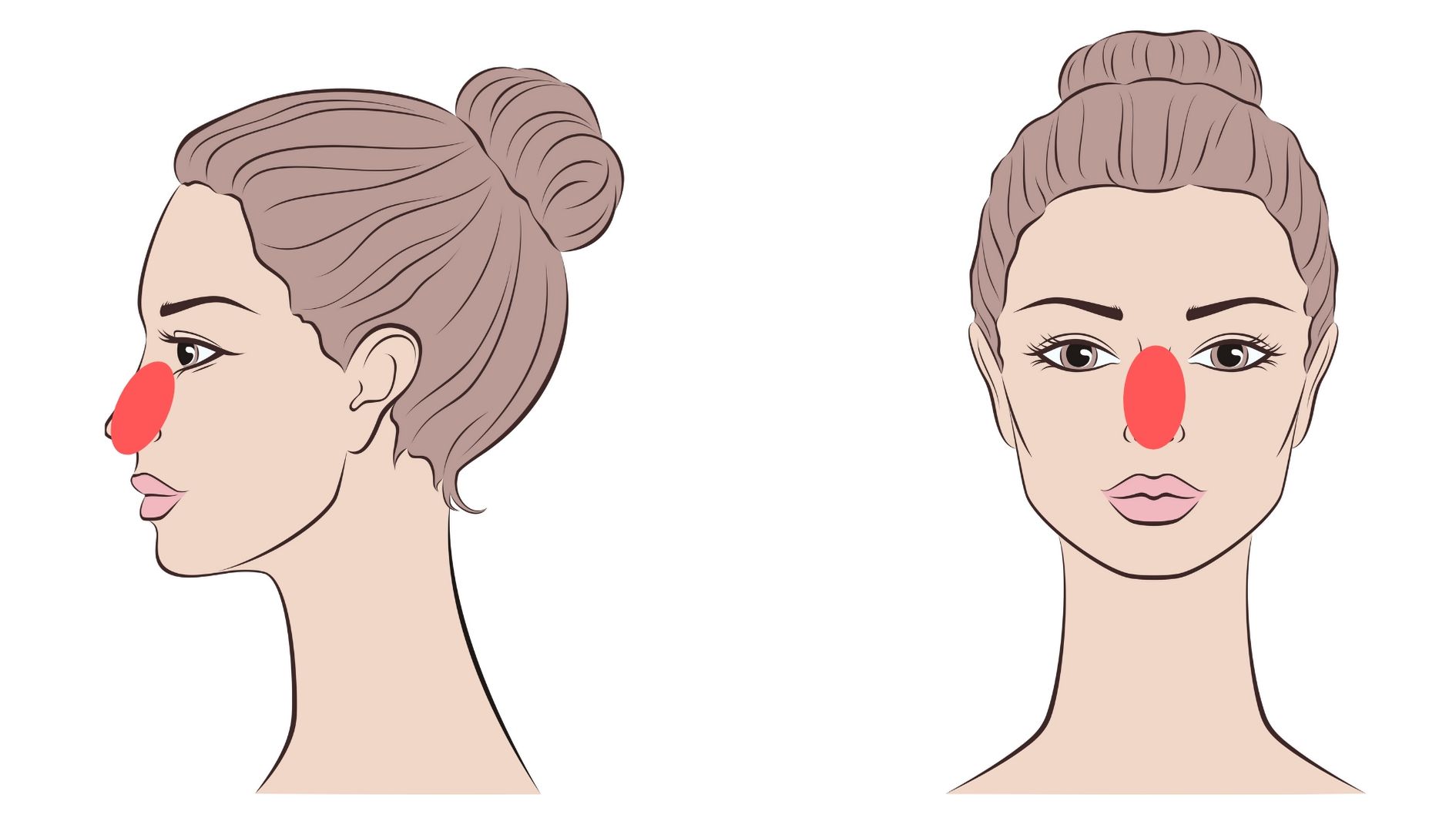facial laser hair removal nose treatment area